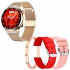 RELOGIO SMART WATCH G-TIDE ROMANCE ROSE/GOLD +2 PULSEIRAS