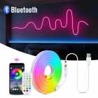 FITA LED SATE A-LED05A 5MTS 5v/APP SMART/CONTROLE REMOTO - SLIDESHOW STRIP