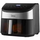 FRITADEIRA ELET. AIR FRYER MIDEA MF-CY55WK2 5.5L 220V BLACK/INOX