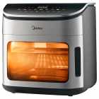 FRITADEIRA ELET. AIR FRYER MIDEA MF-CY120K 12L 2500W 220V BLK/INOX