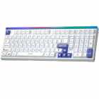 TECLADO AULA HERO99 MEC WIRELESS RGB SW/WHITE BLUE 504562