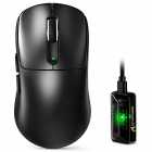 MOUSE ATTACK SHARK V5 8K WIRED+2.4G+BT BLACK PAW3950MAX