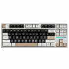 TEC ATTACK X87 MEC. RGB WIRED+2.4G+BT CHESSE WHITE STRAWBERRY SWI 471471