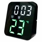 RELOGIO DESPERTADOR SATE LED AC-T6822 GREEN
