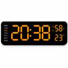 RELOGIO DESPERTADOR SATE LED AC-T6861 ORANGE