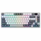 TECLADO AULA F99 MEC. WIRED RGB LIGHT GREY WHITE DARK GREY 290423