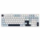 TECLADO AULA F99 MEC. WIRED RGB WHITE+GREY+BLUE 502803
