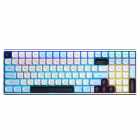 TECLADO AULA S100 PRO MEC. RGB WIRELESS C/CABO BLU BLUE+WHITE+PURP 205755