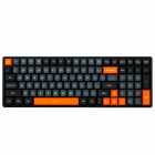 TECLADO AULA S100 PRO MEC. RGB WIRELESS C/CABO LIG LIGHT GRAY+BLAC +ORANGE 503411