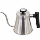 CAFETEIRA DE ACO INXO BICO DE GANSO C/TERMOMETRO PRATA 1.2LITROS
