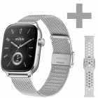 RELOGIO SMART WATCH MIBRO WATCH FIT XPAW027 SILVER 2 PULSEIRA