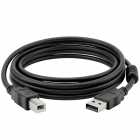 CABO USB P/ IMPRESORA 3M C/ FILTRO PRETO