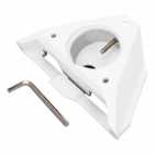 SUPORTE ADAPTADOR DE TUBO P/ STARLINK MINI WHITE 745161