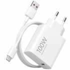 CARREGADOR XIAOMI 100W COMBO BHR095UUS USB-A WHITE