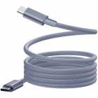 CABO SMARTFY FCC07G USB-C/USB-C CABO MAGNETIC 60W GRAY 1MT