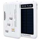 CARREGADOR PORT. TUCANO SMART POWERBANK 20000MAH TC03 C.CABO WHI SOLAR