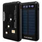 CARREGADOR PORT. TUCANO SMART POWERBANK 20000MAH TC03 C.CABO BLK SOLAR
