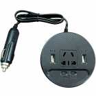 ADAPTADOR P/ CARRO BAIHUO MY-7426 INVERSOR D/ALIME U+C/AC USB-C USB DC12V/24V