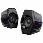 CAIXA DE SOM EDIFIER G2000 PRO 2.0 RGB BT BLACK BLUETOOTH USB AUXILIAR