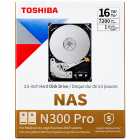HD 16TB TOSHIBA N300 PRO NAS HDWG81GXZSTB 7200RPM 3.5
