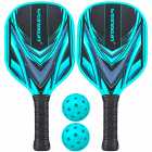Kit Pickleball Iveinixun PK08033 T�lia 2 Raquetes 2 Bolas Case Azul