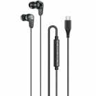 FONE EAR FTX E21C-BK USB-C/MIC 1.20M PRETO
