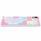 TEC REDRAGON K762PK-RGB-PRO TERRAFLARE WIRELESS WHITE/PINK