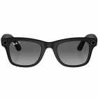 OCULOS DE SOL RAY BAN META RW4006 MATTE BLACK POLAR GRADIENT GRAPHITE