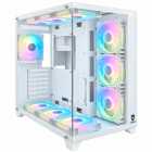 GABINETE GAMER SATE K899 ATX 10 COOLER BRANCO