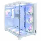 GABINETE GAMER SATE K899 ATX 10 COOLER BRANCO