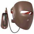 MASCARA FACIAL LED SMARFTY FOTOTERAPIA MSR01M MARR MARROM CARREGABLE