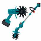 ENXADA ROTATIVA PORTATIL DE MAO SATE JAW-3L C/BATE COM BATERIA