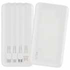 CARREGADOR PORT. G-TIDE P1 10000MAH 3.7V WHITE