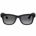 OCULOS DE SOL RAY BAN META RW4008 WAYFARER F MATTE F MATTE BLACK 988421