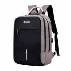 MOCHILA KOLKE KVM-338 C/ CADEADO CINZA CLARO/PRE