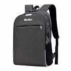 MOCHILA KOLKE KVM-339 C/ CADEADO CINZA ESCURO