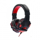 FONE P2 SATE AE-327R GAMING PRETO/VERMELHO