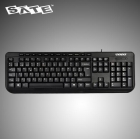 TECLADO SATE AK-833 ESPANHOL MULTIMEDIA BLACK