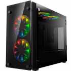 GABINETE GAMEMAX STRATOS MINI ITX PRETO ARGB