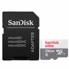 CARTAO MICROSD 256GB SANDISK ULTRA 100MB/S C10