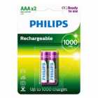 PILHA AAA RECARREGAVEL PHILIPS R03B2RTU10/97 2UNI