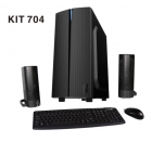 GABINETE KIT SATE K704 ESPANHOL PRETO ATX