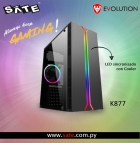 GABINETE SATELLITE K877 GAMER 1FAN PRETO RGB MAT