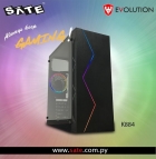 GABINETE SATE K884 GAMER 1FAN PRETO RGB ATX