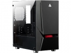 GABINETE AZZA 110F LUMINOUS PRETO ATX