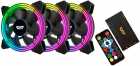 COOLER FAN AIGO DARKFLASH CF11 PRO KIT 3IN1 RGB