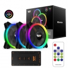 COOLER FAN AIGO DARKFLASH DR12 KIT 3IN1 RGB