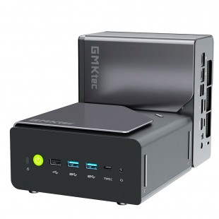 Mini PC Gmktec Nucbox M5 Plus AMD Ryzen 7 5825U de 2.0GHz, 16GB de